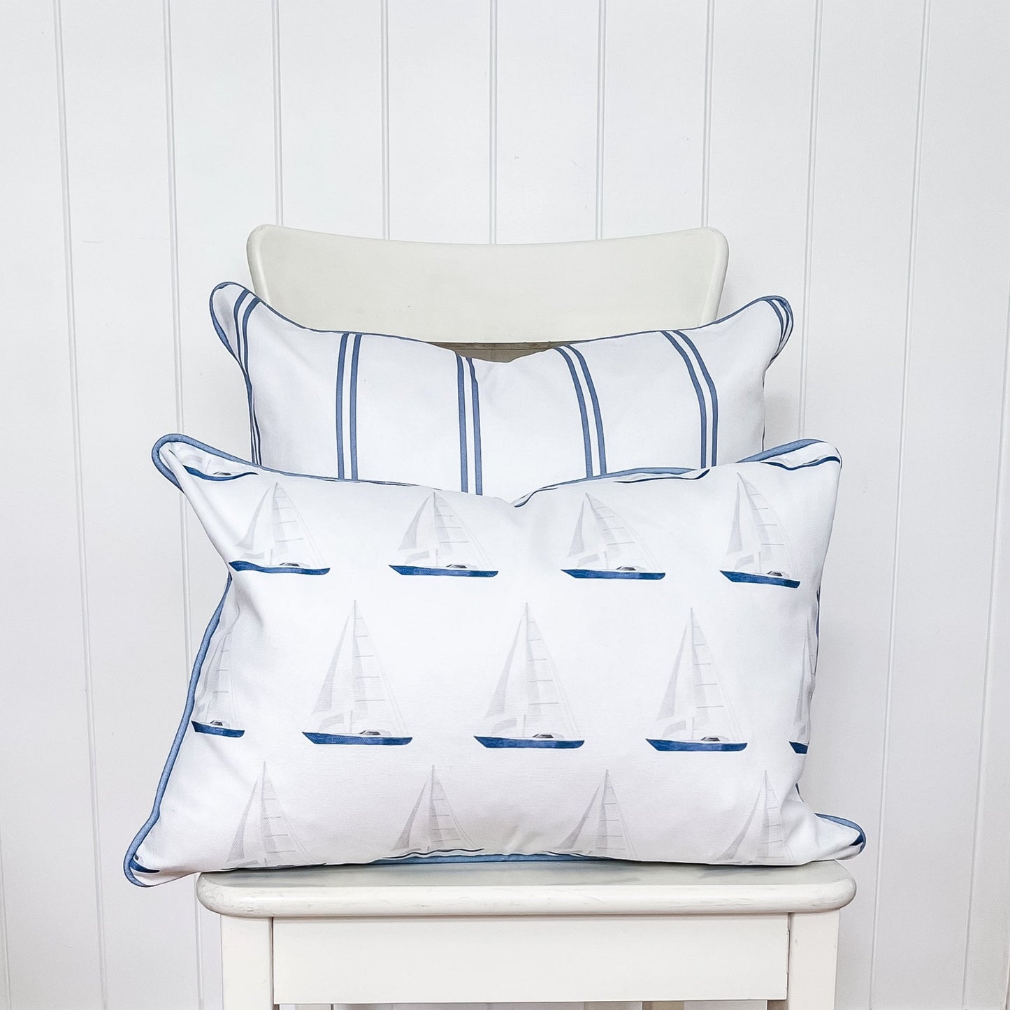 Sail Boat Cushion - Hydrangea Lane Home