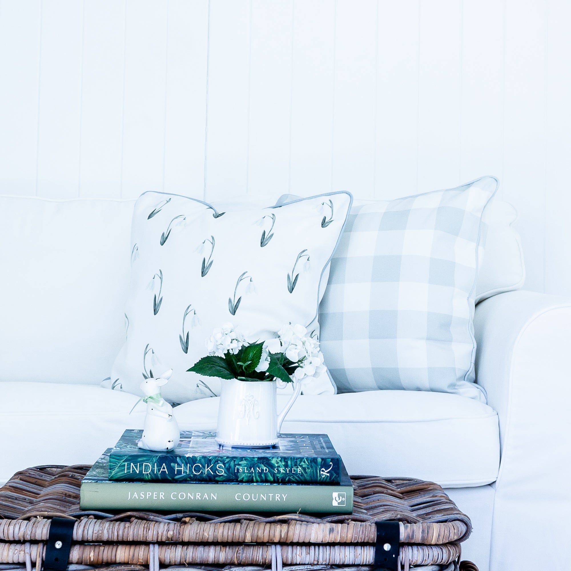 Snow Drop Cushion - Hydrangea Lane Home
