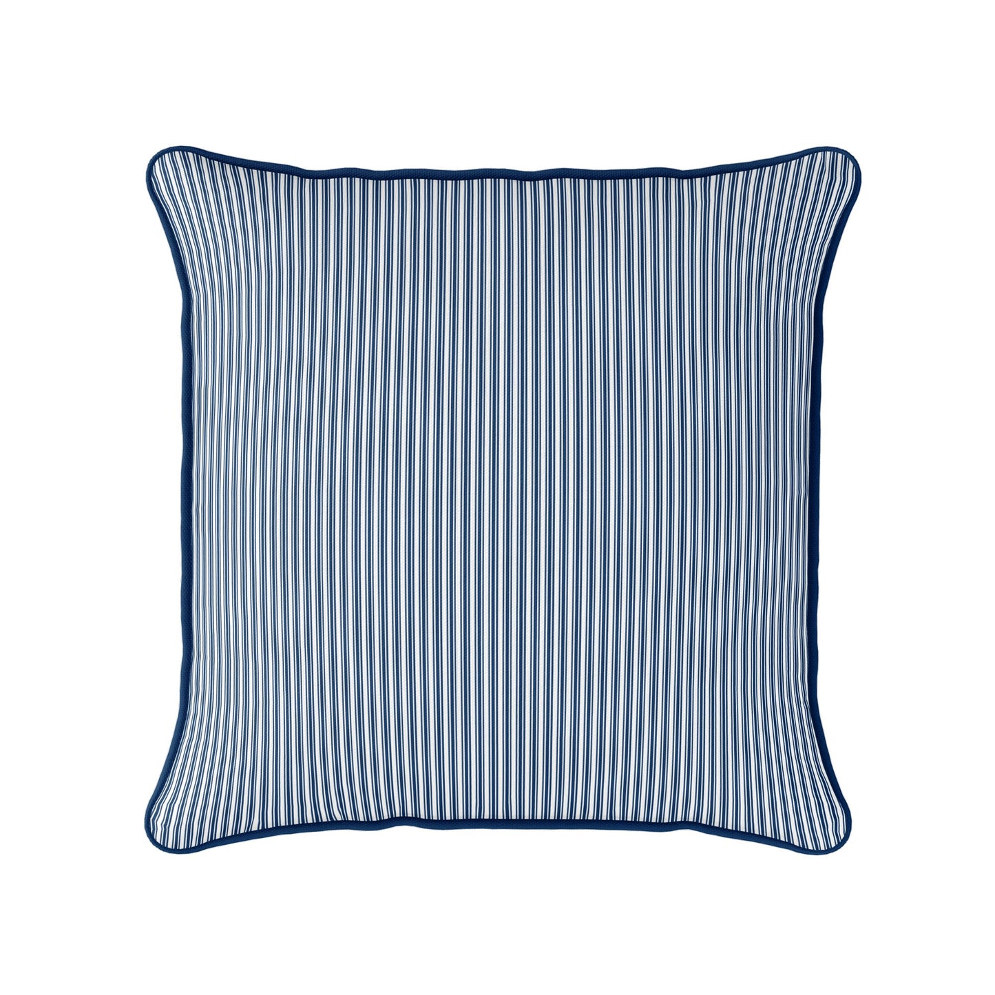 Ticking Stripe Cushion - Blues - Hydrangea Lane Home