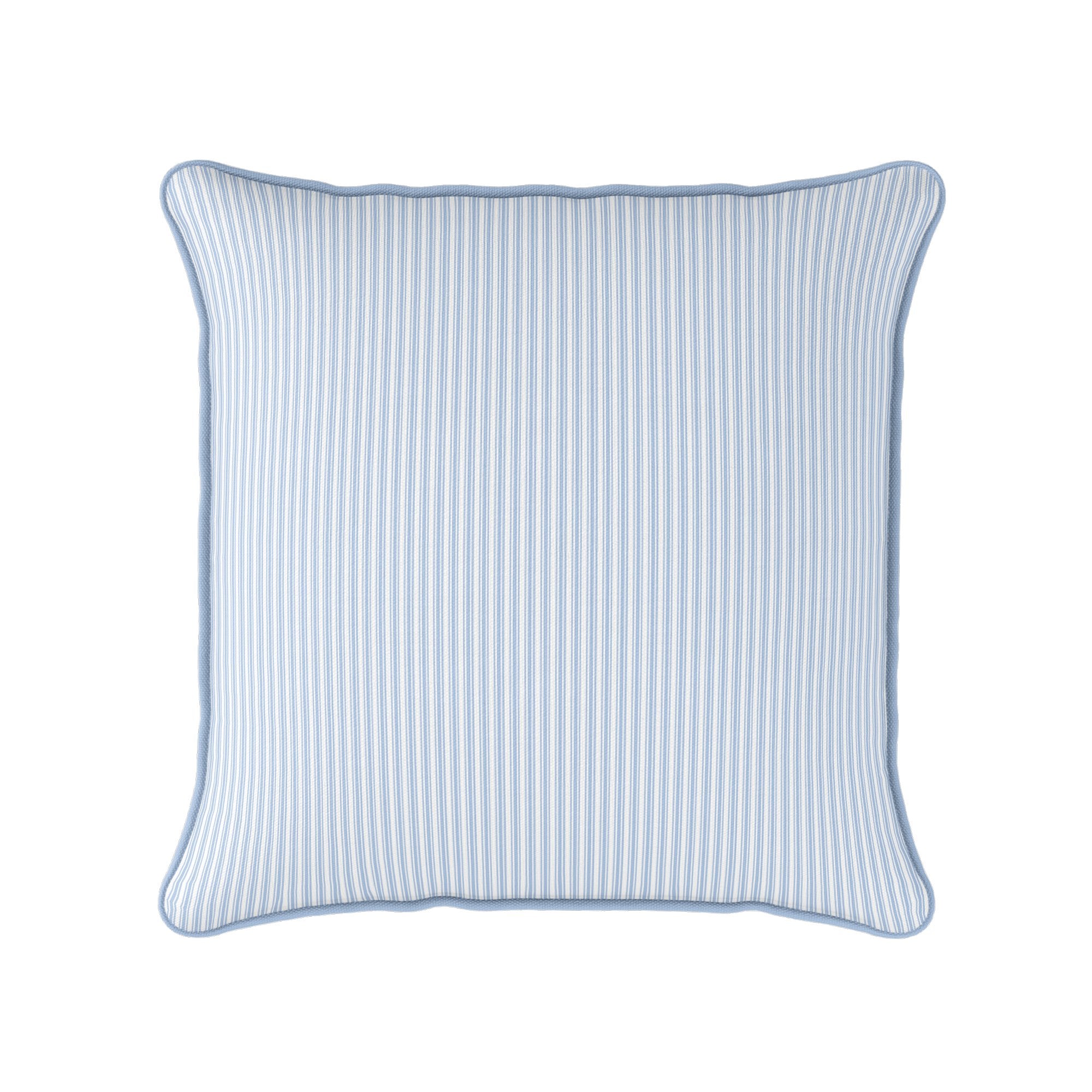 Ticking Stripe Cushion - Blues - Hydrangea Lane Home