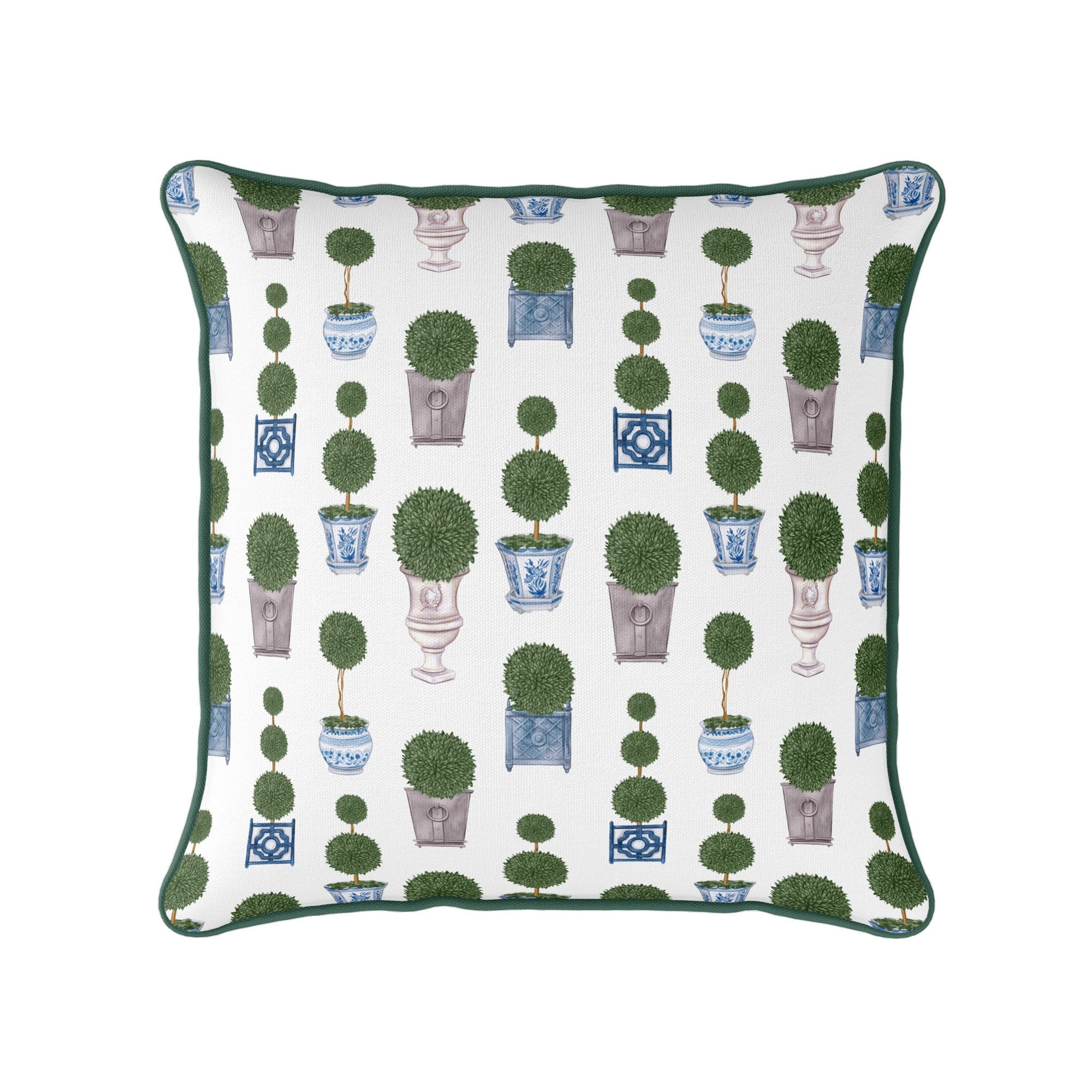 Topiary Trees Cushion - Hydrangea Lane Home