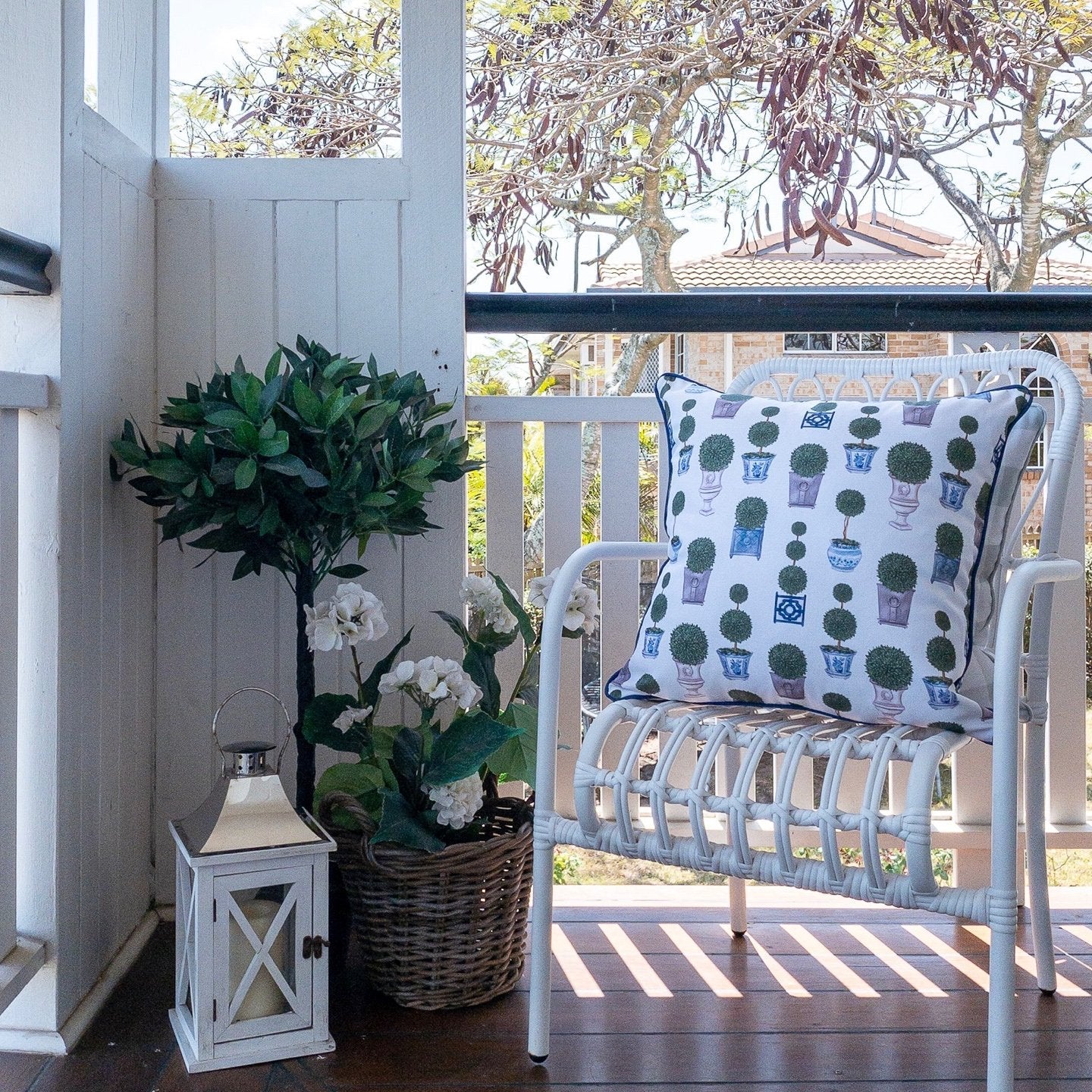 Topiary Trees Cushion - Hydrangea Lane Home
