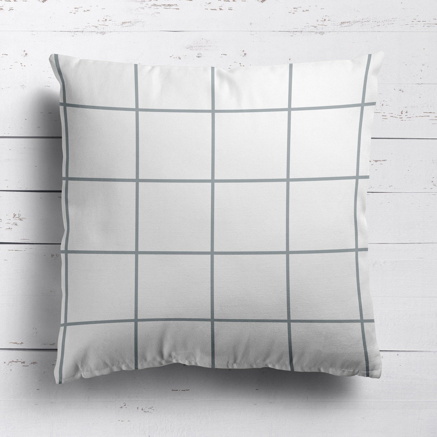 Window Pane Check Cushion - Neutrals - Hydrangea Lane Home