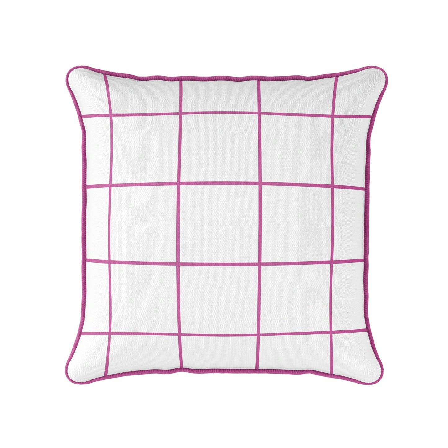 Window Pane Check Cushion - Pinks - Hydrangea Lane Home
