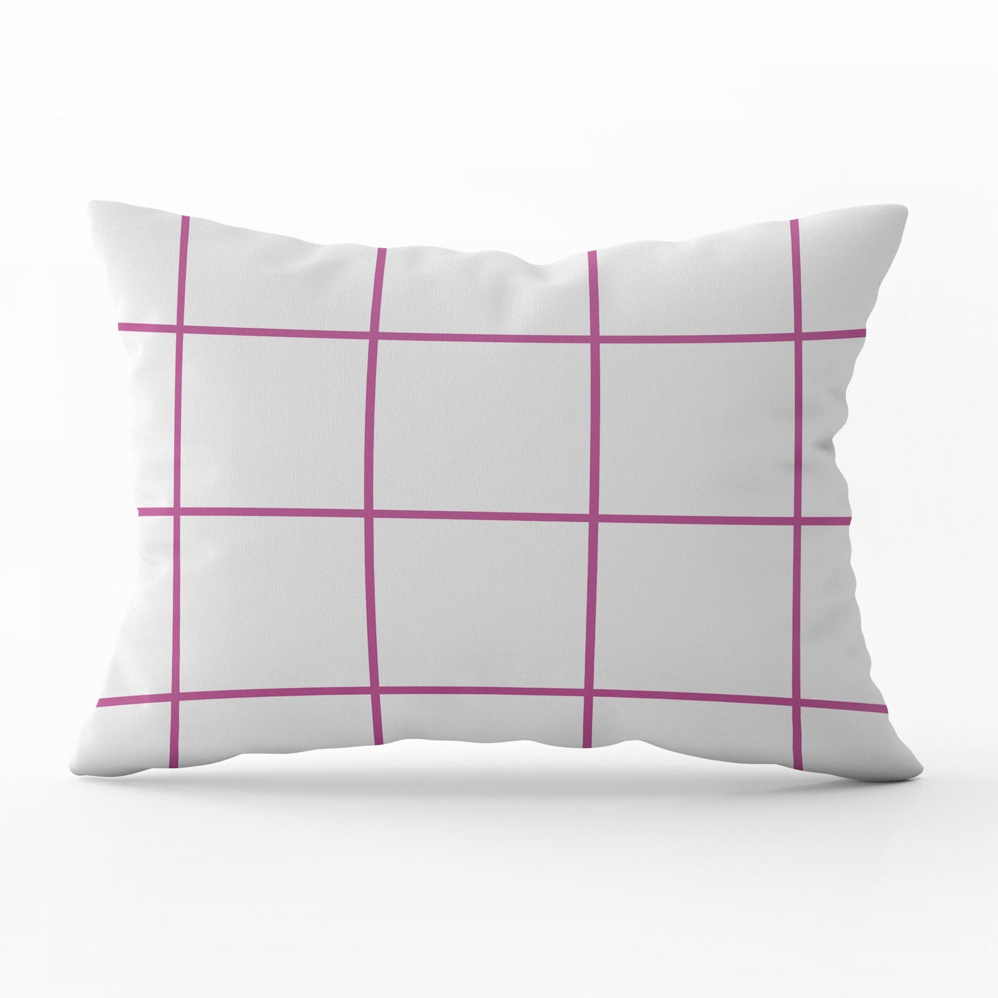 Window Pane Check Cushion - Pinks - Hydrangea Lane Home