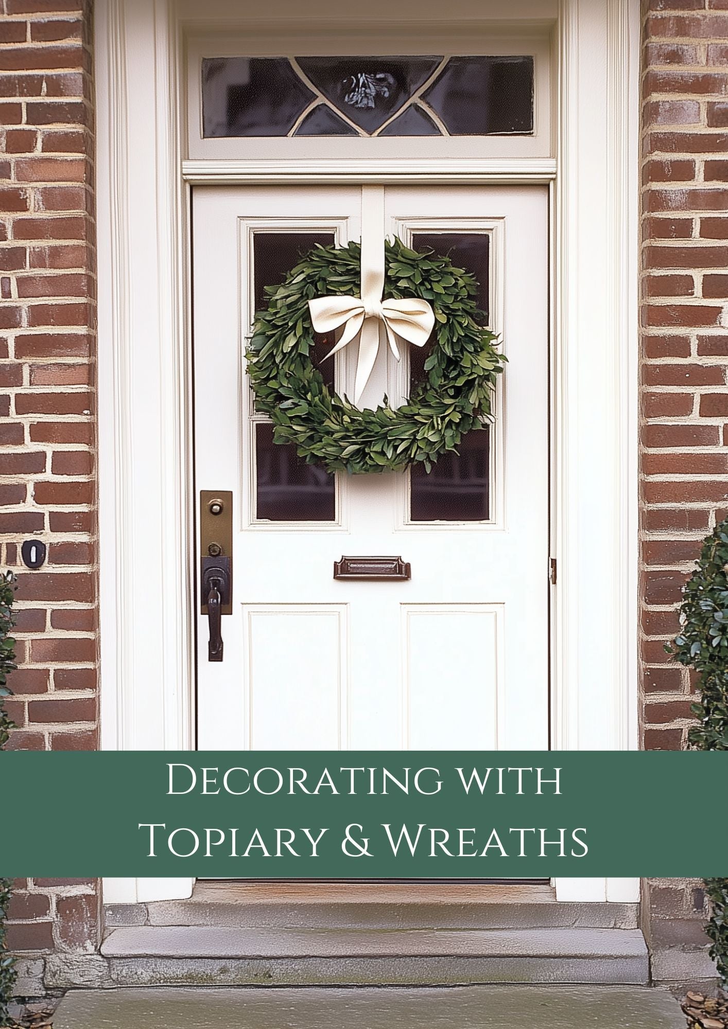 Decorating with Topiary & Wreaths - Hydrangea Lane Home