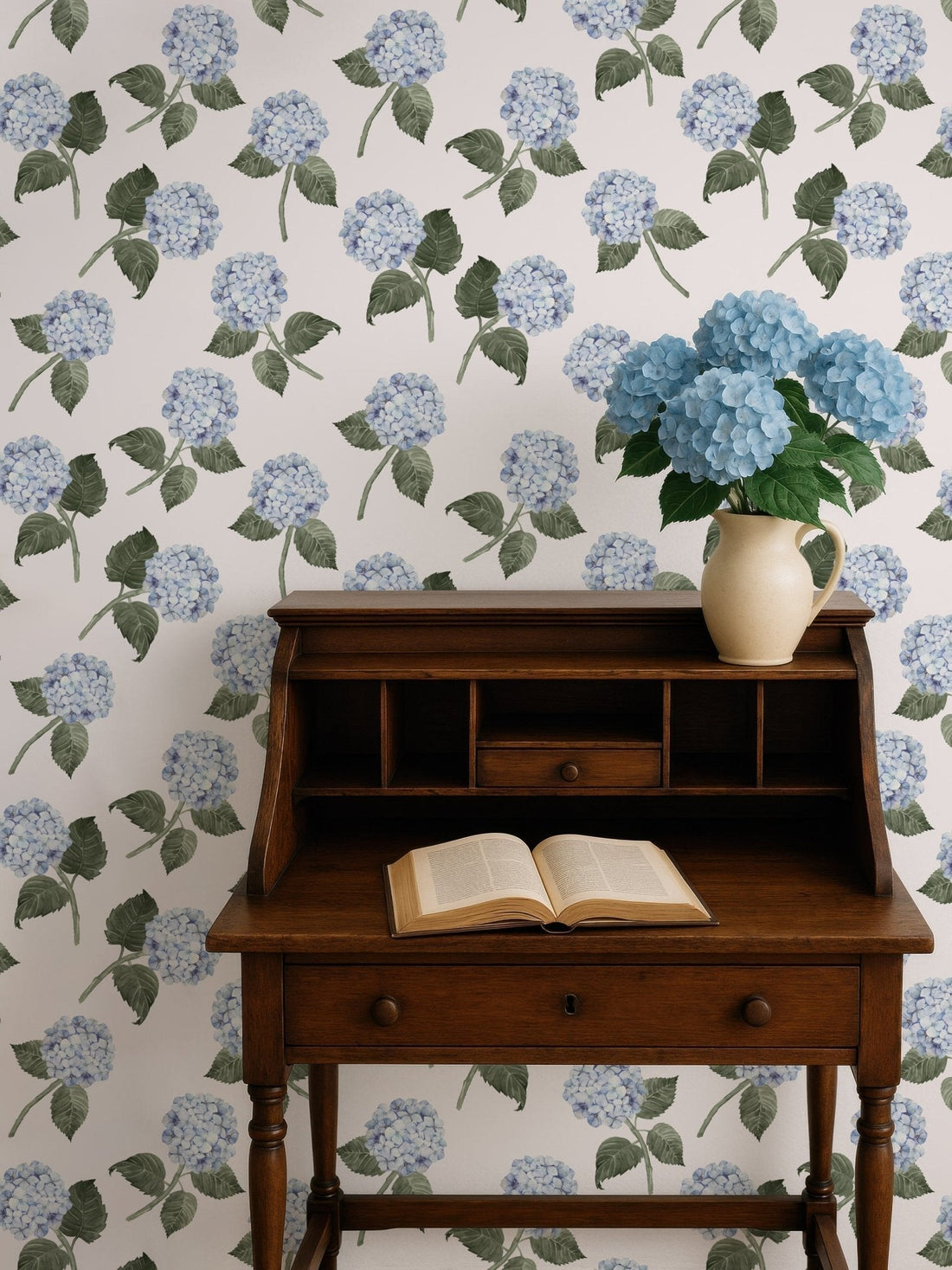 Design Collection - Summer Hydrangeas Soft Blue - Hydrangea Lane Home