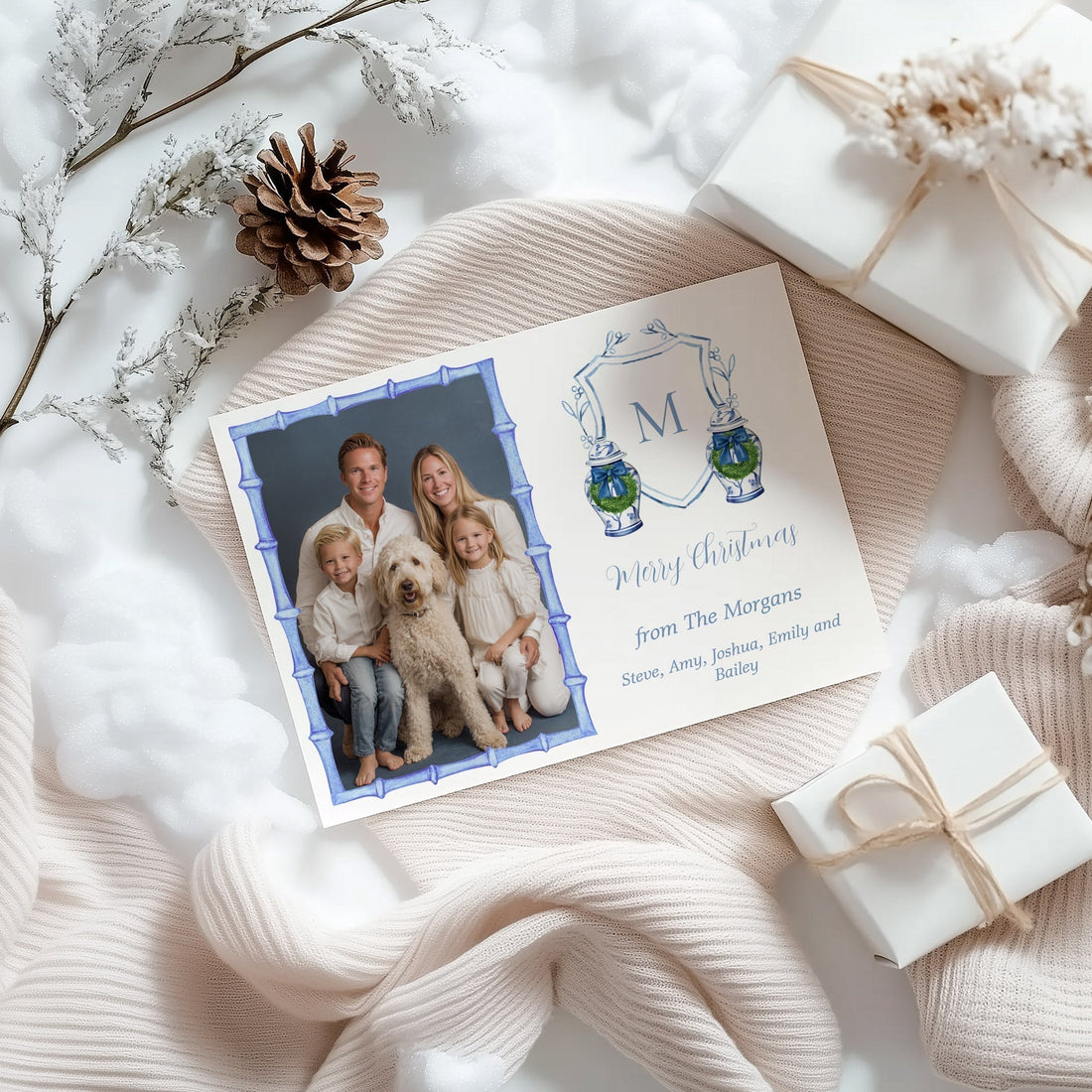 Personalized Christmas Greeting Cards & Invitations - Hydrangea Lane Home