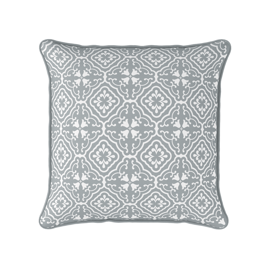 Amalfi Tulip Scroll Fabric - Koala