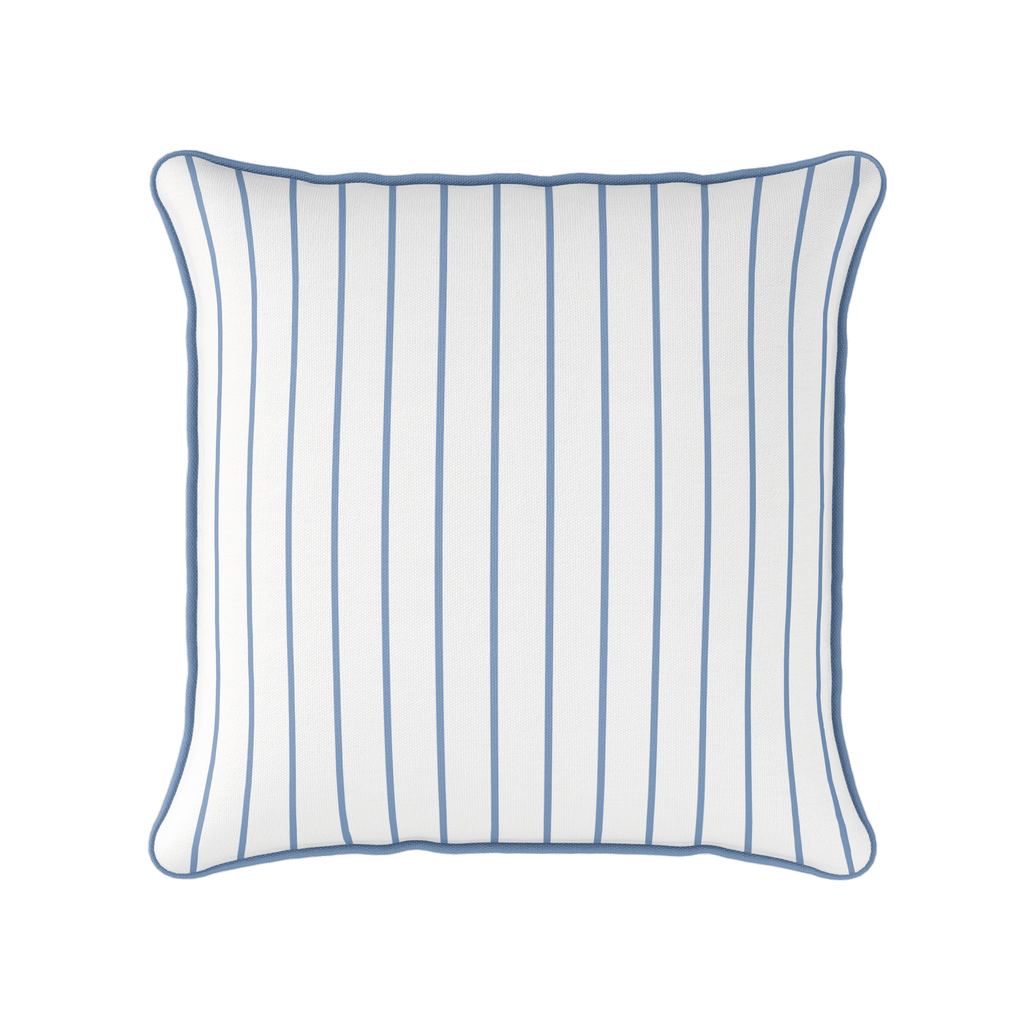 Breton Stripe Fabric - Breeze