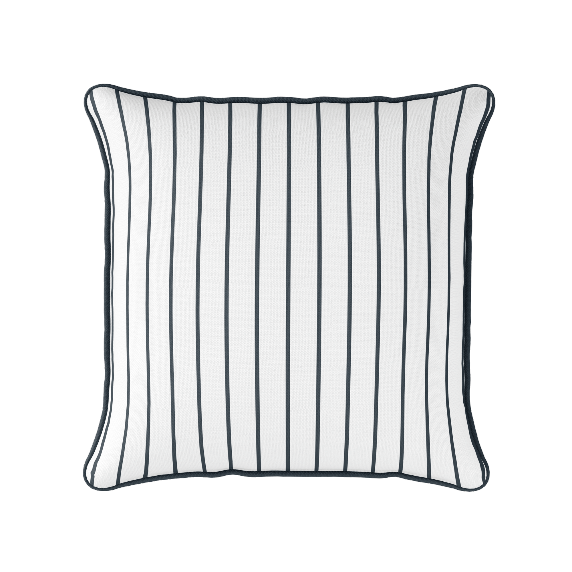 Breton Stripe Fabric - Graphite