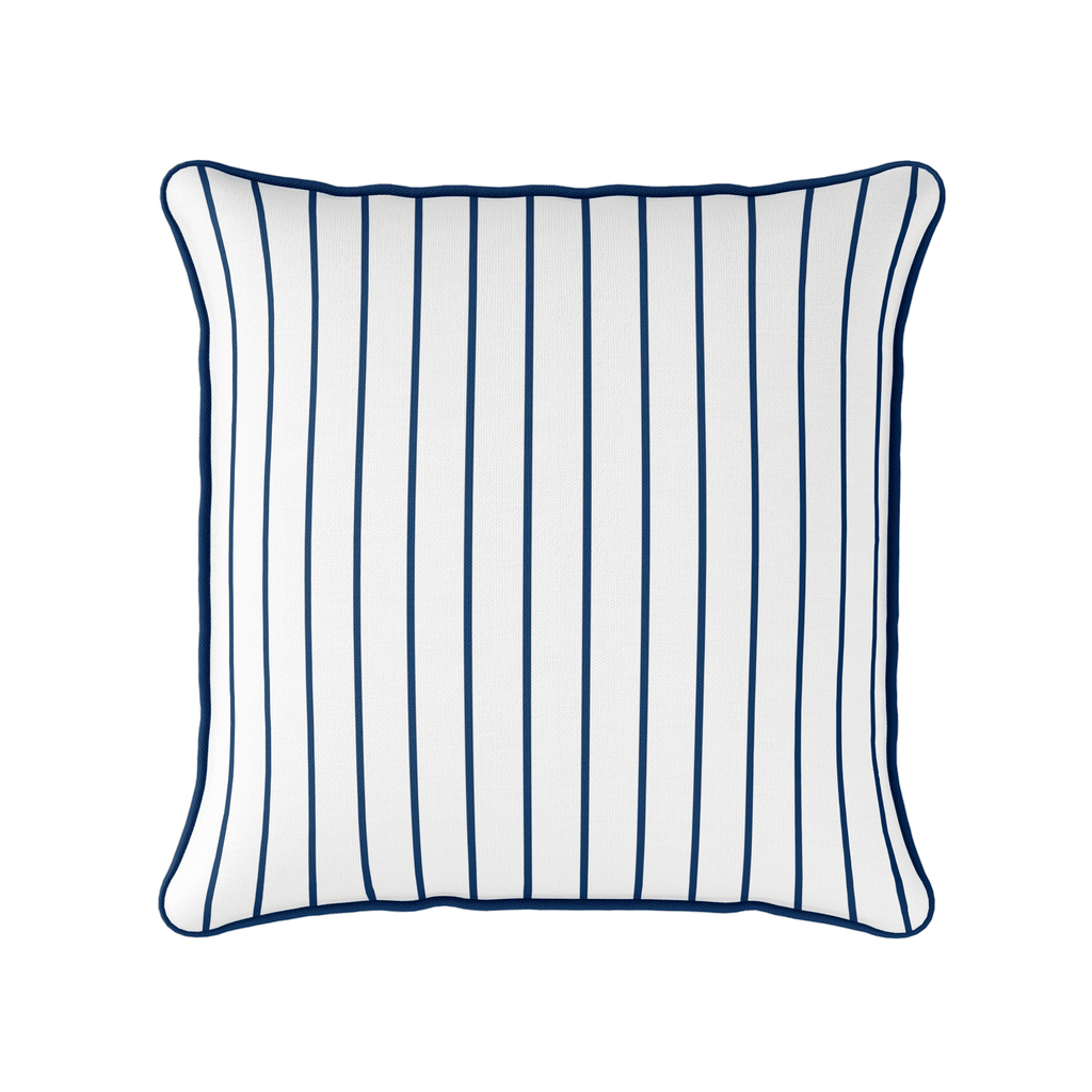 Breton Stripe Fabric - Navy