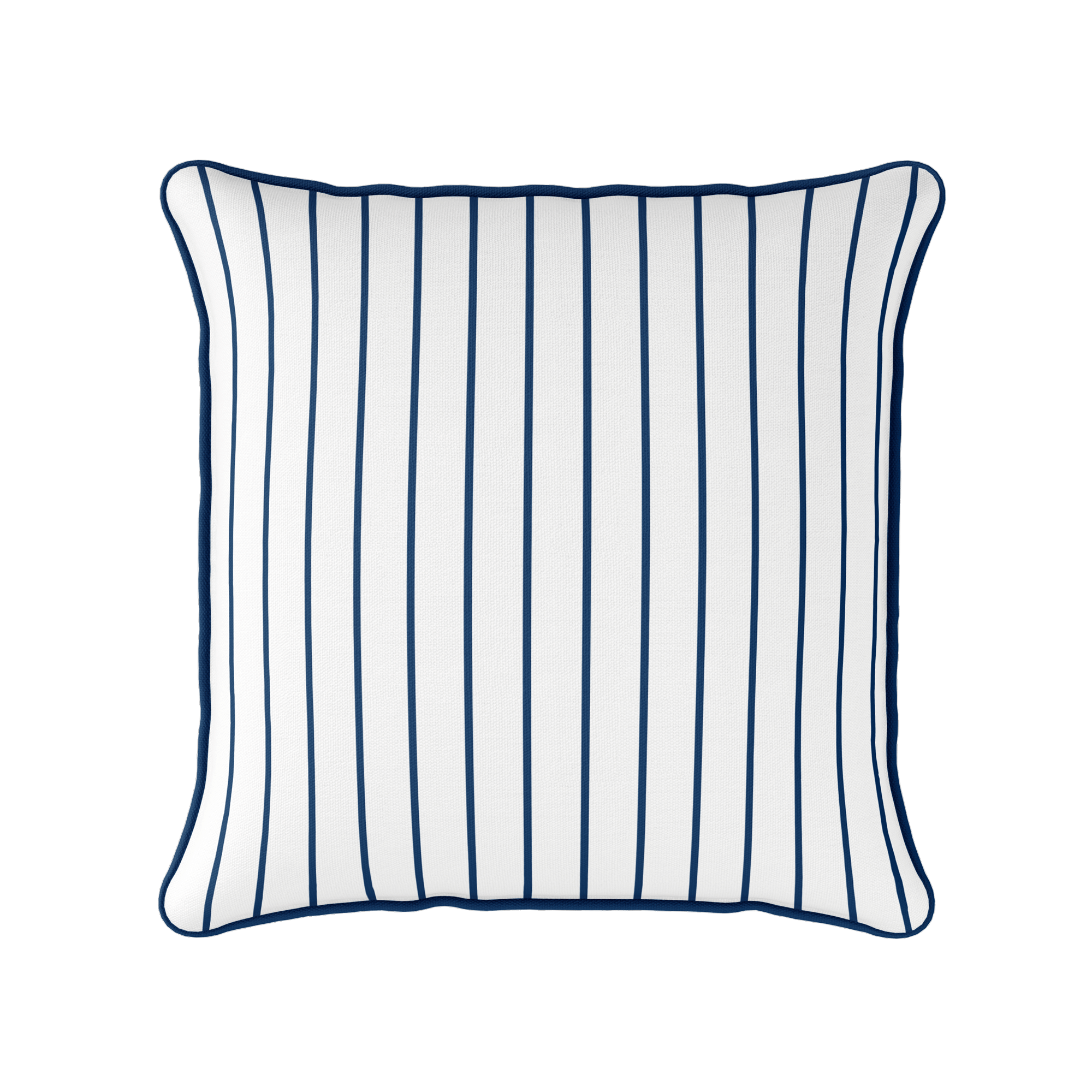 Breton Stripe Fabric - Navy