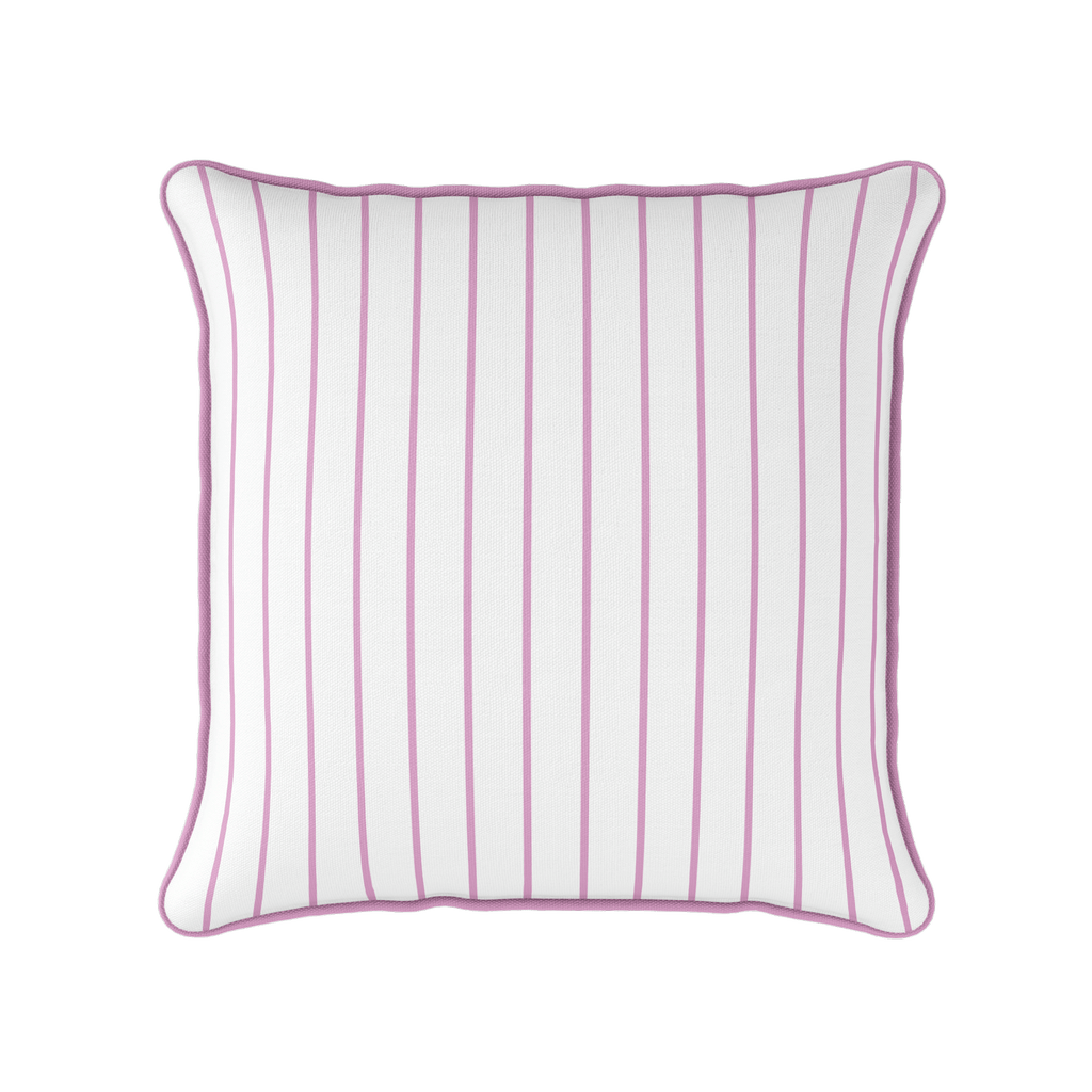 Breton Stripe Fabric - Tickled Pink