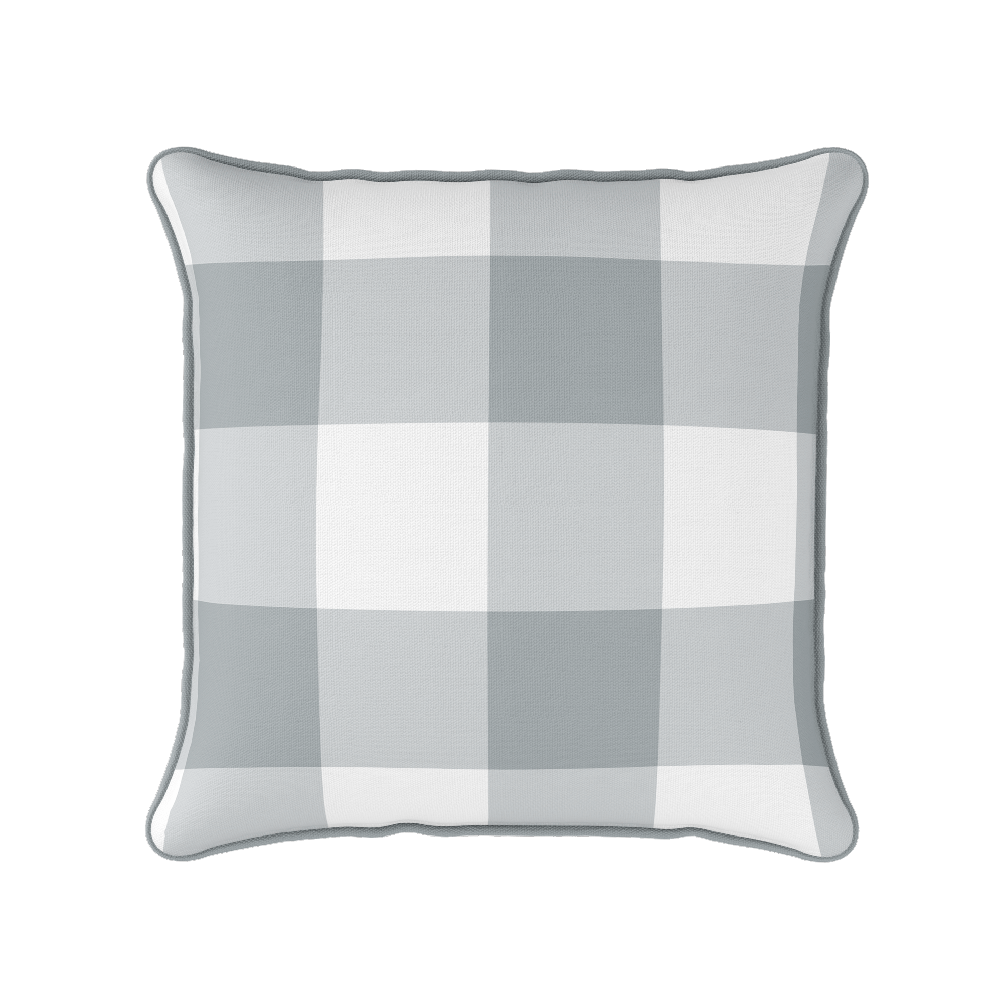 Gingham Check Jumbo Fabric - Koala