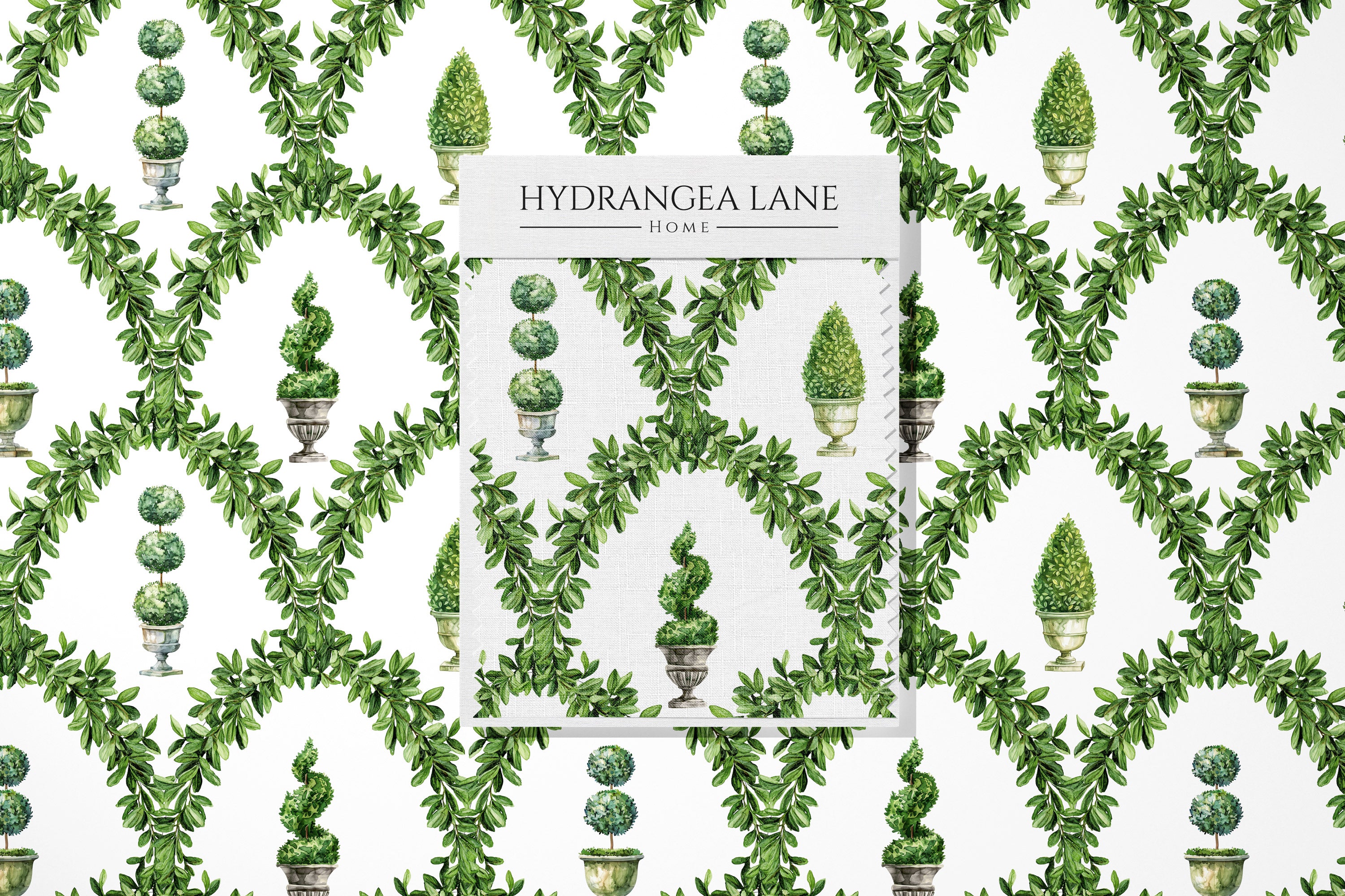 Topiary Tree Trellis Fabric