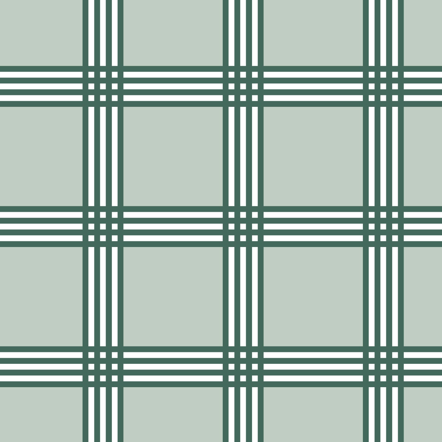 Trafalgar Check Green Fabric