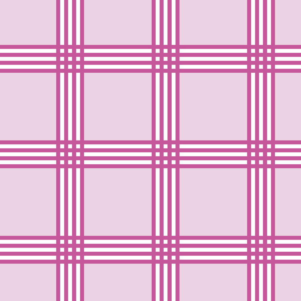 Trafalgar Check Pink Fabric