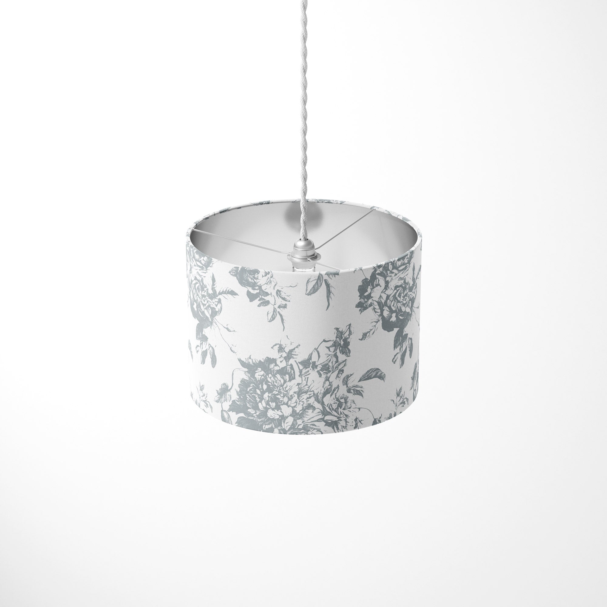 Villandry French Rose Toile - Koala Grey
