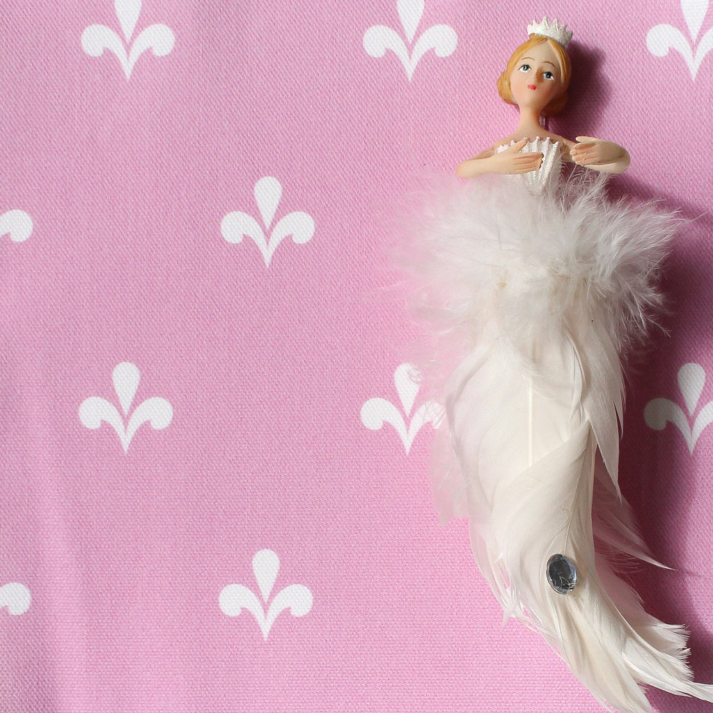 Amalfi Swish Reverse Fabric - Tickled Pink - Hydrangea Lane Home