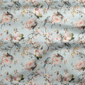 Bird in Blossom Fabric - Eau de Nil Green - Hydrangea Lane Home
