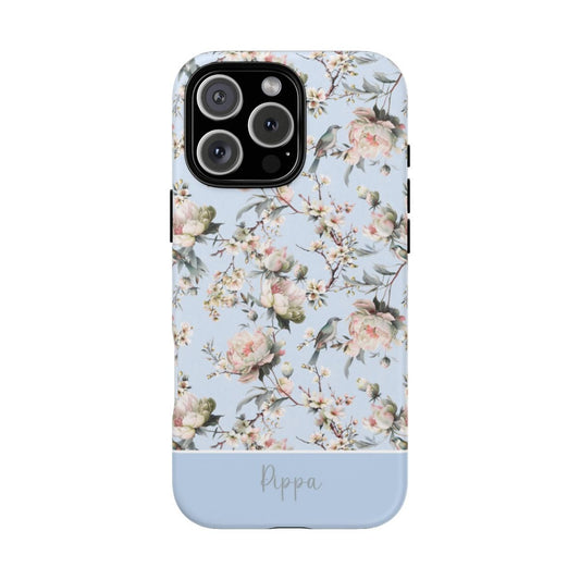 Blossom Blue Tough iPhone Case - Hydrangea Lane Home