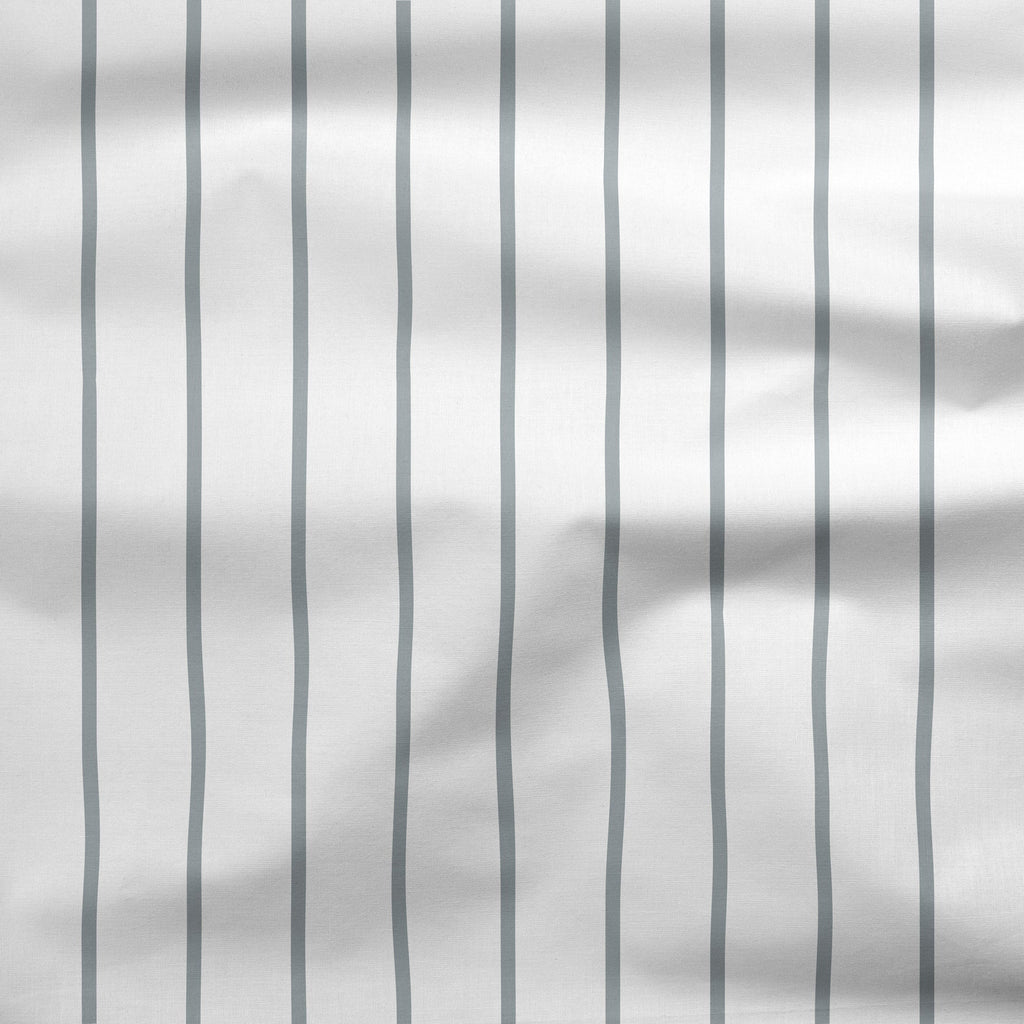 Breton Stripe Fabric - Koala - Hydrangea Lane Home