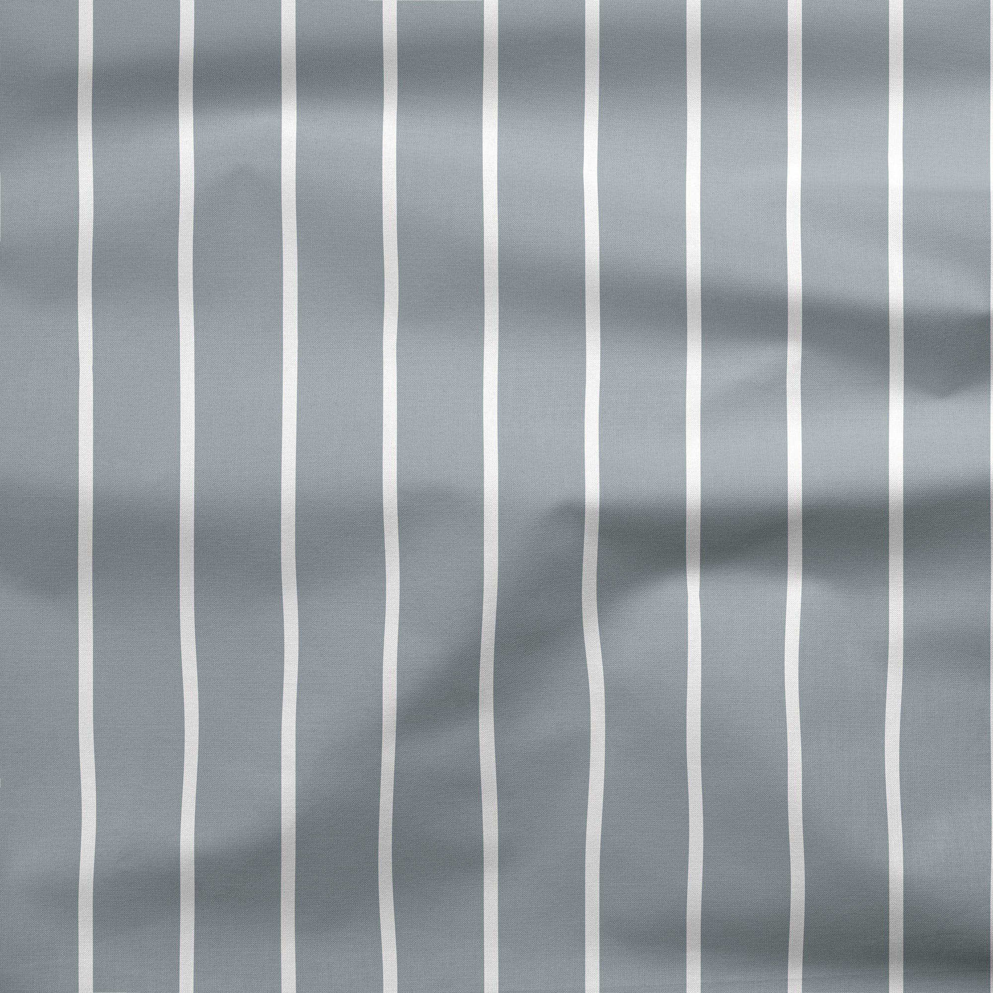 Breton Stripe Reverse Fabric - Koala - Hydrangea Lane Home