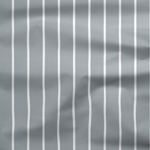 Breton Stripe Reverse Fabric - Koala - Hydrangea Lane Home