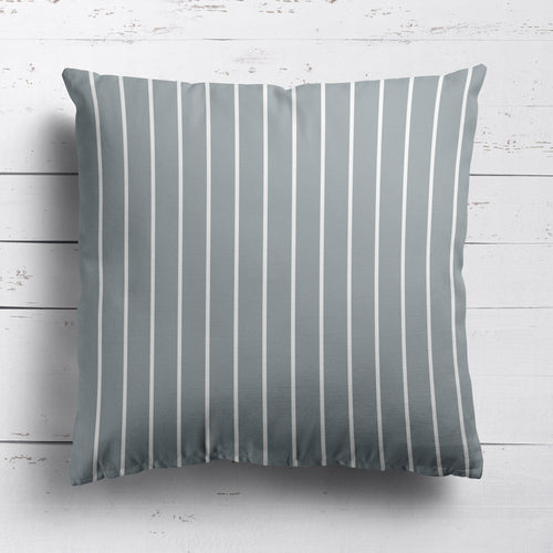 Breton Stripe Reverse Fabric - Koala - Hydrangea Lane Home