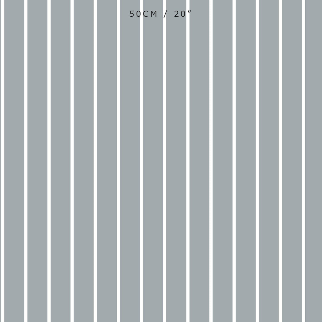Breton Stripe Reverse Fabric - Koala - Hydrangea Lane Home