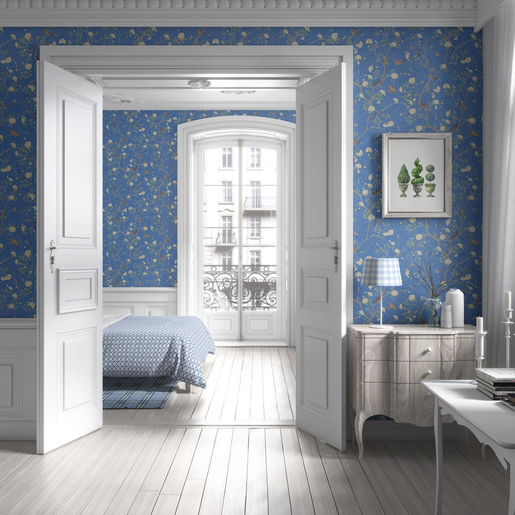 Camellia Garden Wallpaper - Breeze - Hydrangea Lane Home