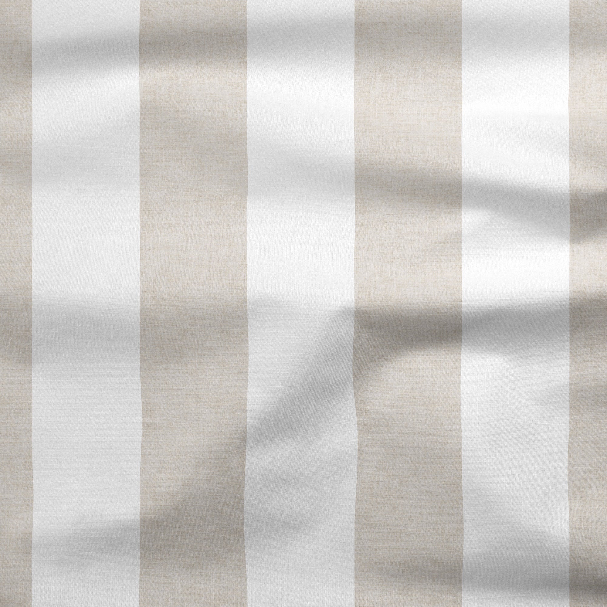 Casual Coastal Stripe Fabric - Linen Beige - Hydrangea Lane Home