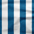 Casual Coastal Stripe Fabric - Navy Blue - Hydrangea Lane Home