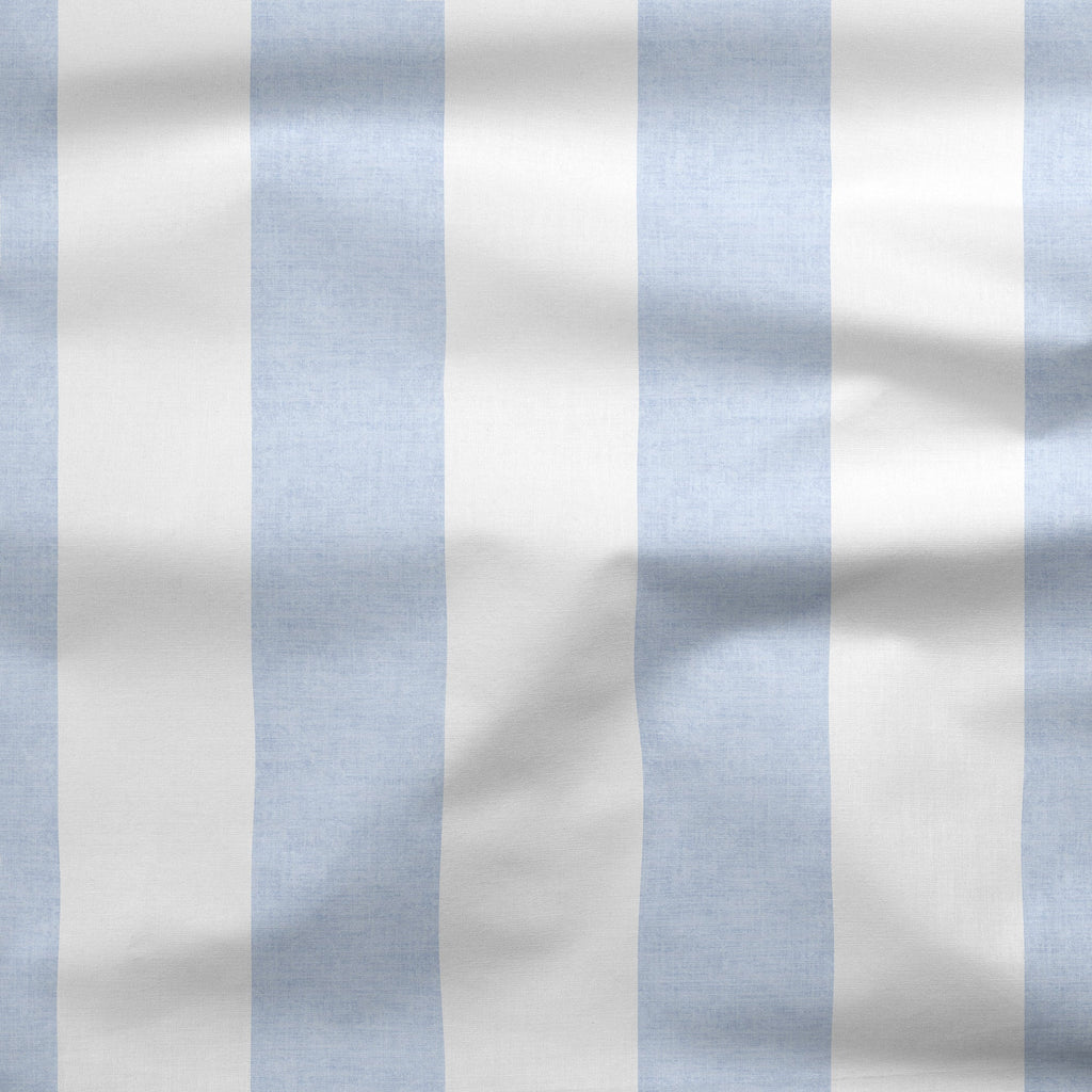 Casual Coastal Stripe Fabric - Serenity Blue - Hydrangea Lane Home