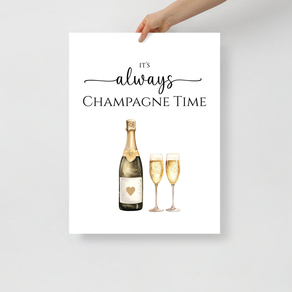 Champagne Time Art Print - Hydrangea Lane Home