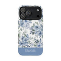 Charlotte Blue Roses MagSafe Tough iPhone Case - Hydrangea Lane Home