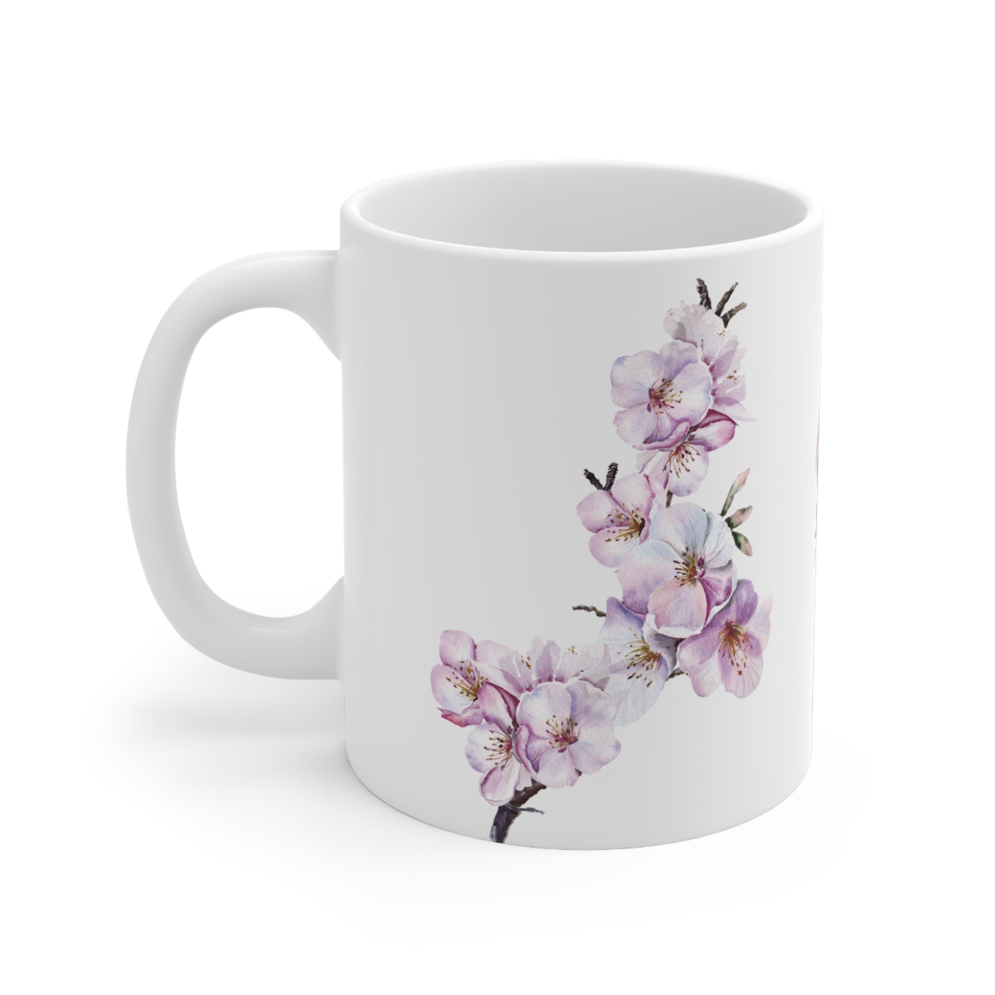Cherry Blossom Floral Ceramic Mug - Hydrangea Lane Home
