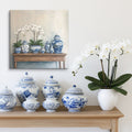 Chinoiserie Ginger Jars Canvas - Hydrangea Lane Home