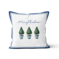 Chinoiserie Topiary Christmas Cushion/Pillow Cover - Hydrangea Lane Home