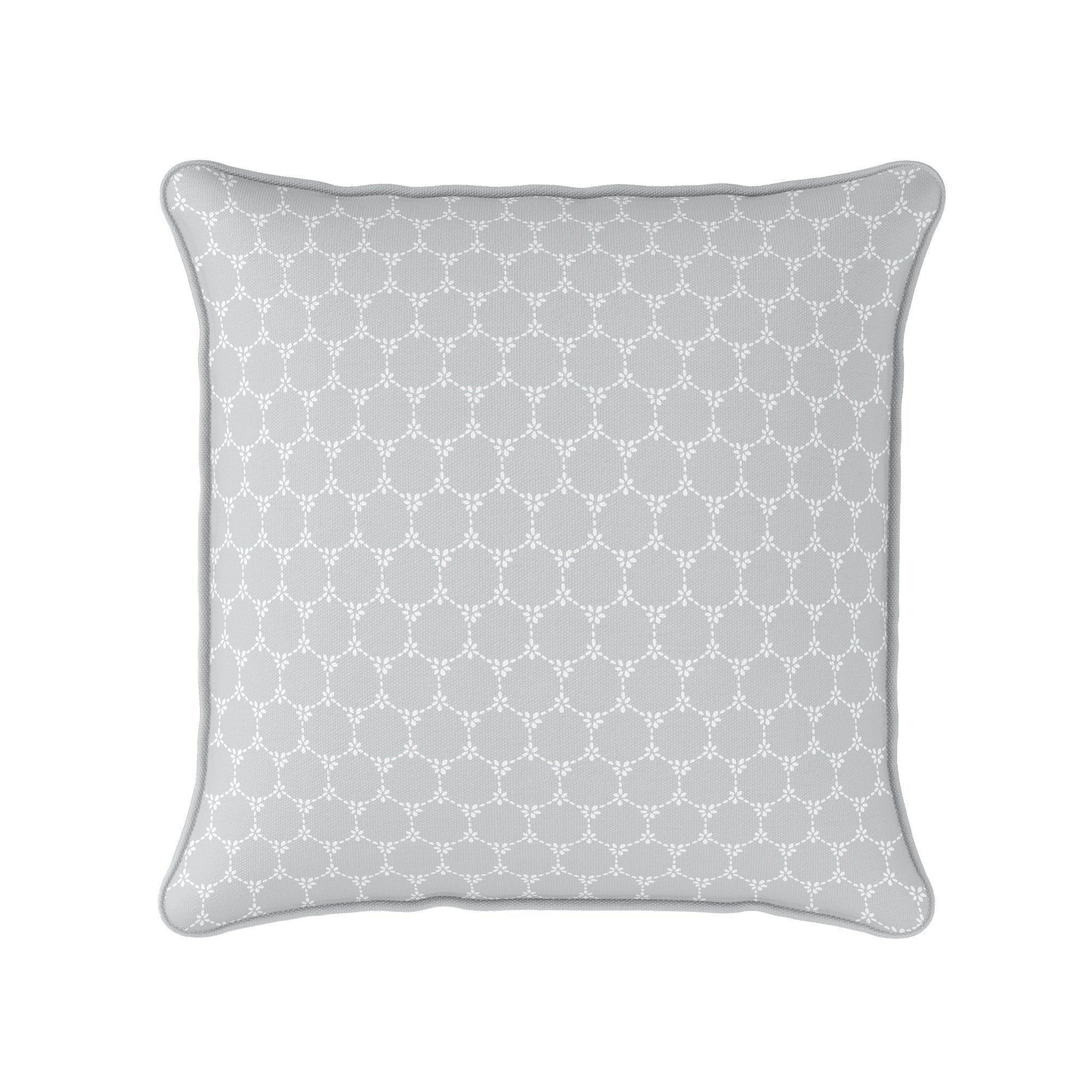 Daisy Chain Reverse Fabric - Dove - Hydrangea Lane Home
