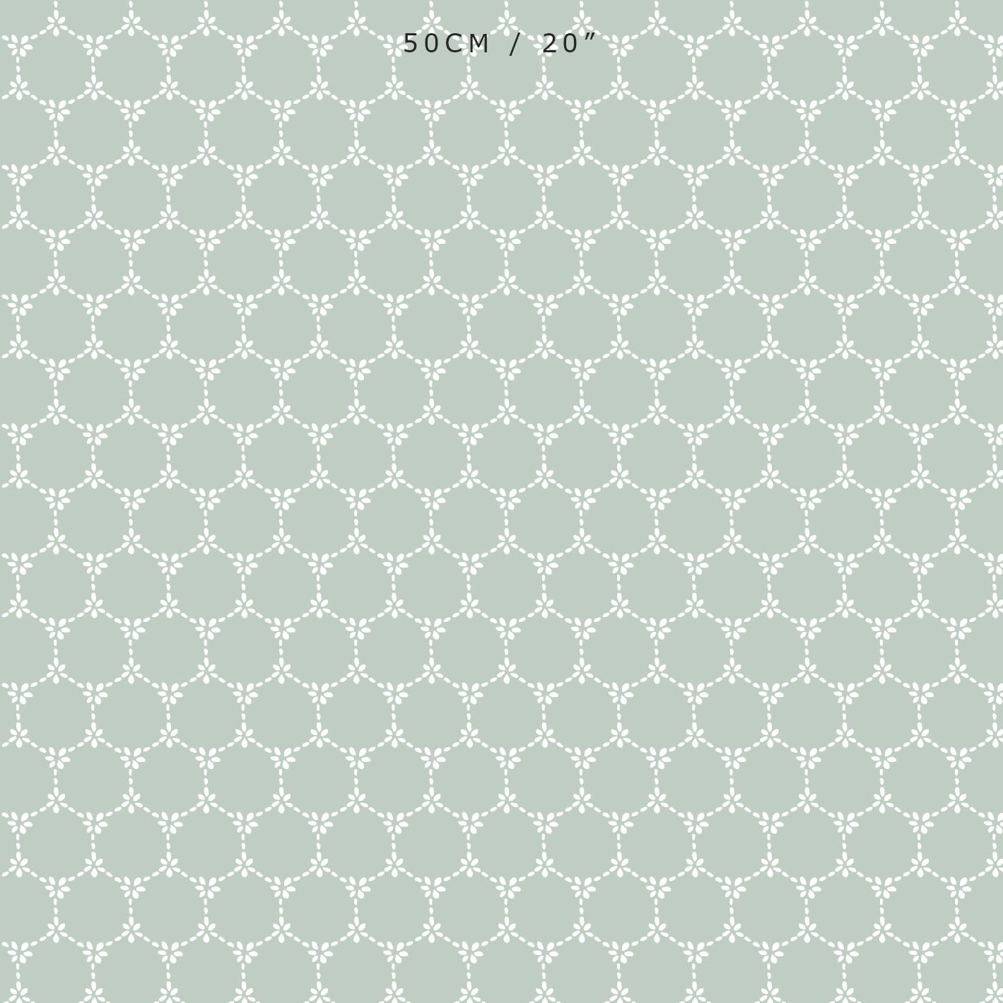 Daisy Chain Reverse Fabric - Eau De Nil - Hydrangea Lane Home