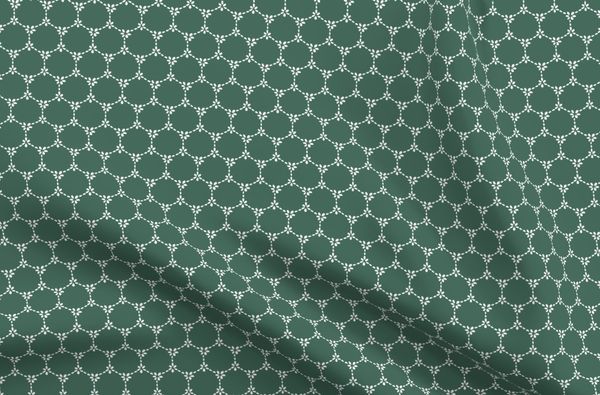 Daisy Chain Reverse Fabric - Leaf - Hydrangea Lane Home
