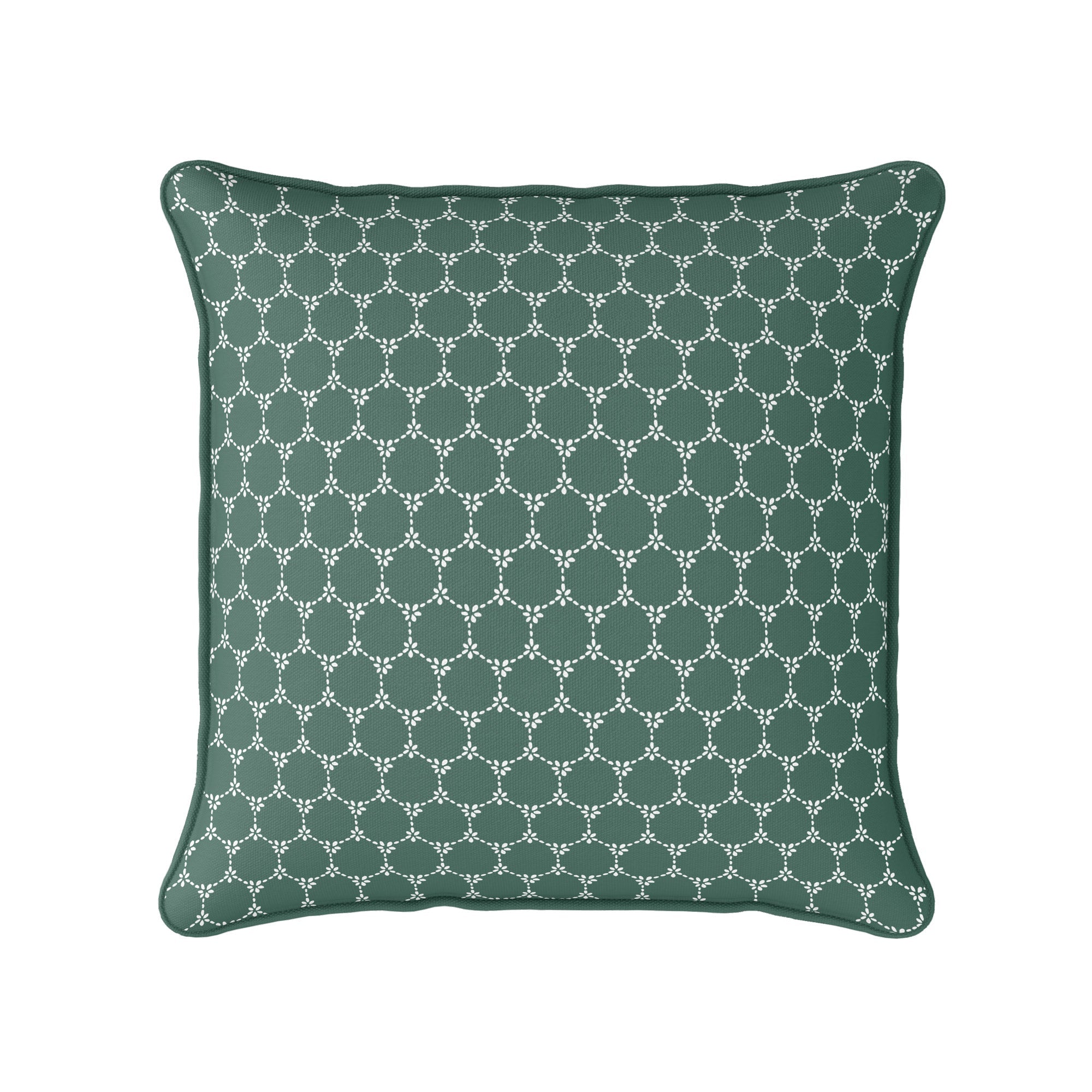 Daisy Chain Reverse Fabric - Leaf - Hydrangea Lane Home