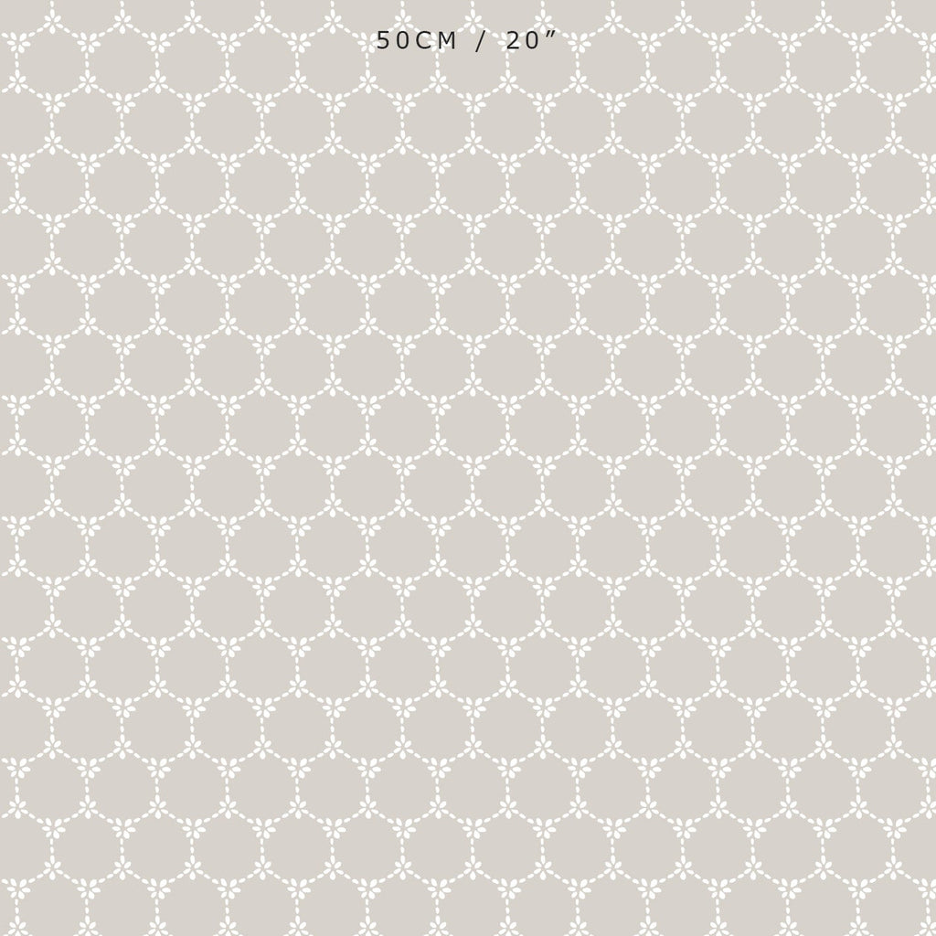 Daisy Chain Reverse Fabric - Linen - Hydrangea Lane Home