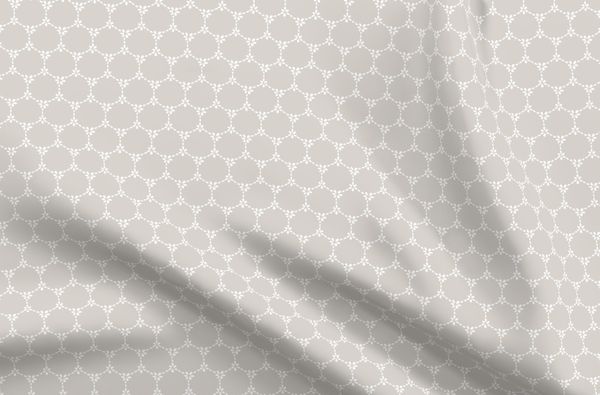 Daisy Chain Reverse Fabric - Linen - Hydrangea Lane Home