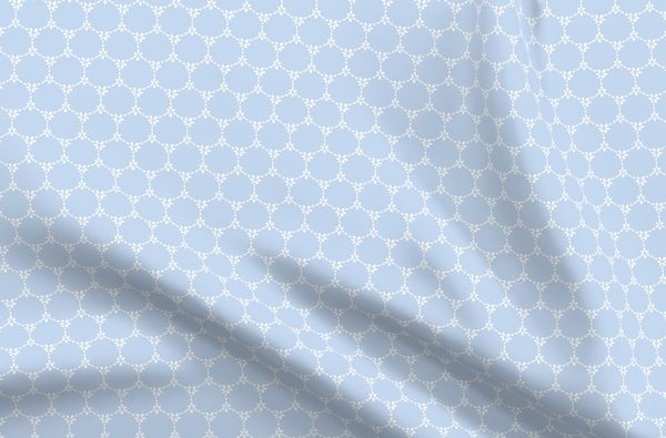 Daisy Chain Reverse Fabric - Serenity - Hydrangea Lane Home