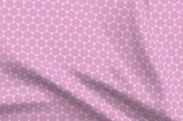 Daisy Chain Reverse Fabric - Tickled Pink - Hydrangea Lane Home