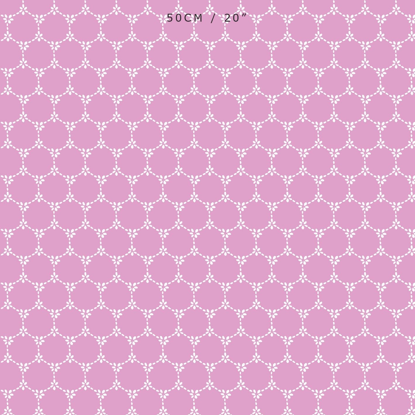 Daisy Chain Reverse Fabric - Tickled Pink - Hydrangea Lane Home