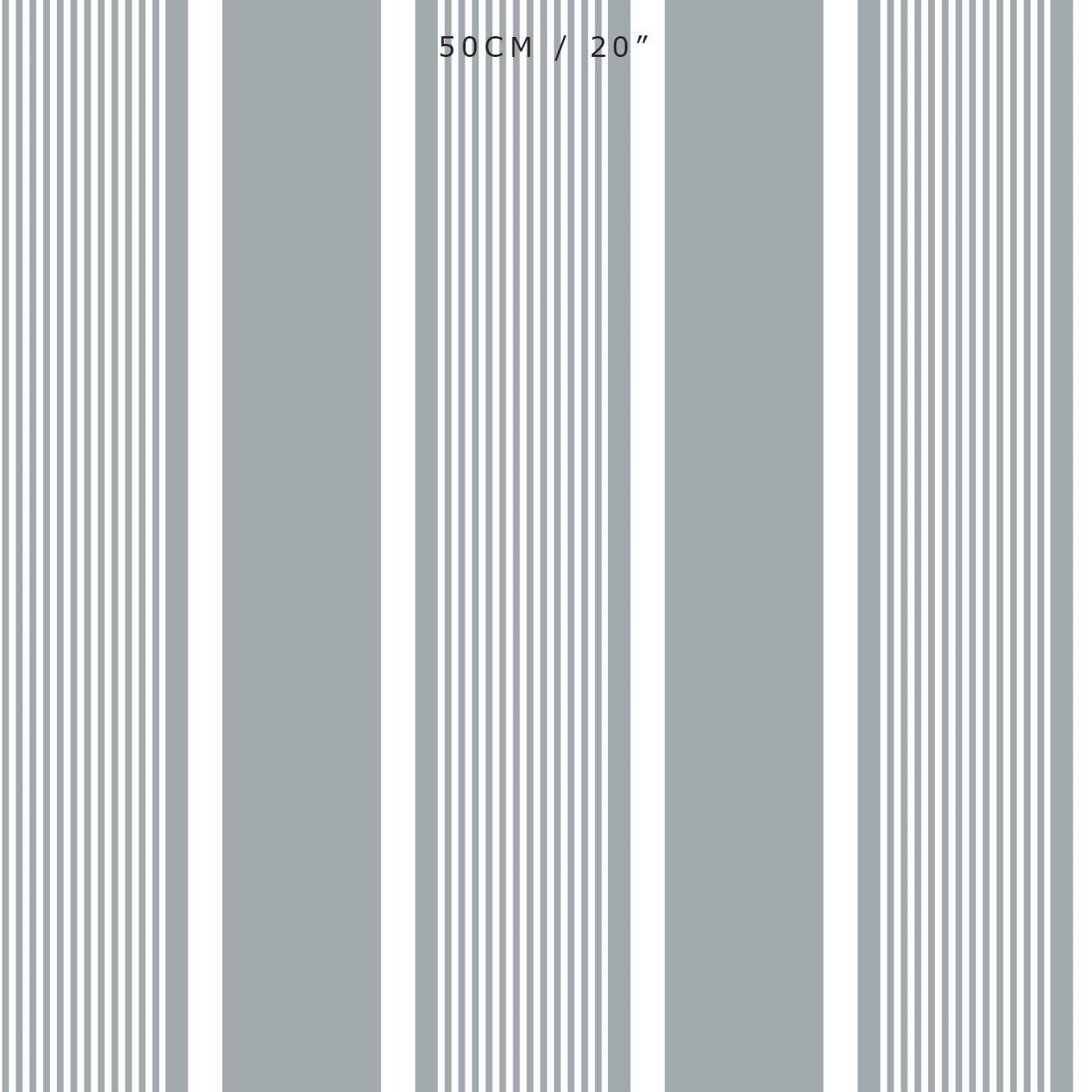 Deckchair Stripe Fabric - Koala - Hydrangea Lane Home